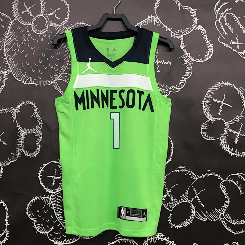 Minnesota Timberwolves Anthony Edwards #1 Jumpman Basketball Jersey